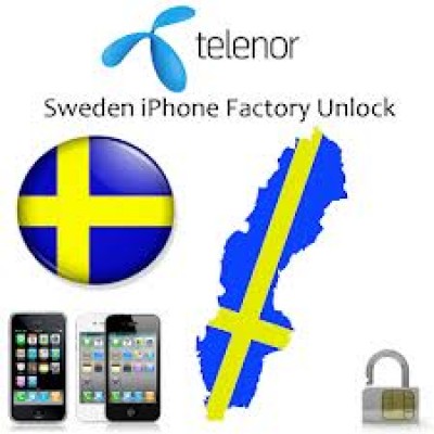 Sweden - Telenor  iPhone 3GS,4G,4S,5,5С,5S (Only Clean IMEI)